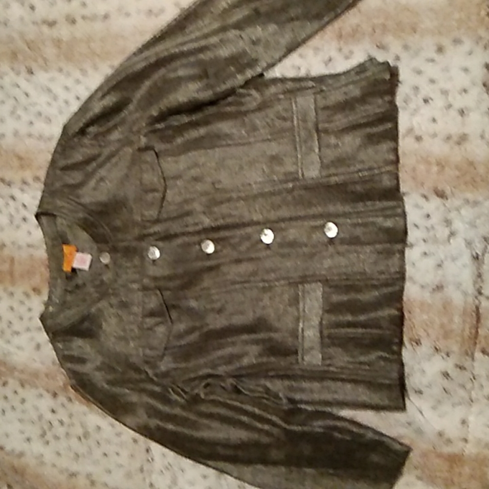 NWOT Women's silver gray lightweight dress jacket by Ruby Rd. Size 12